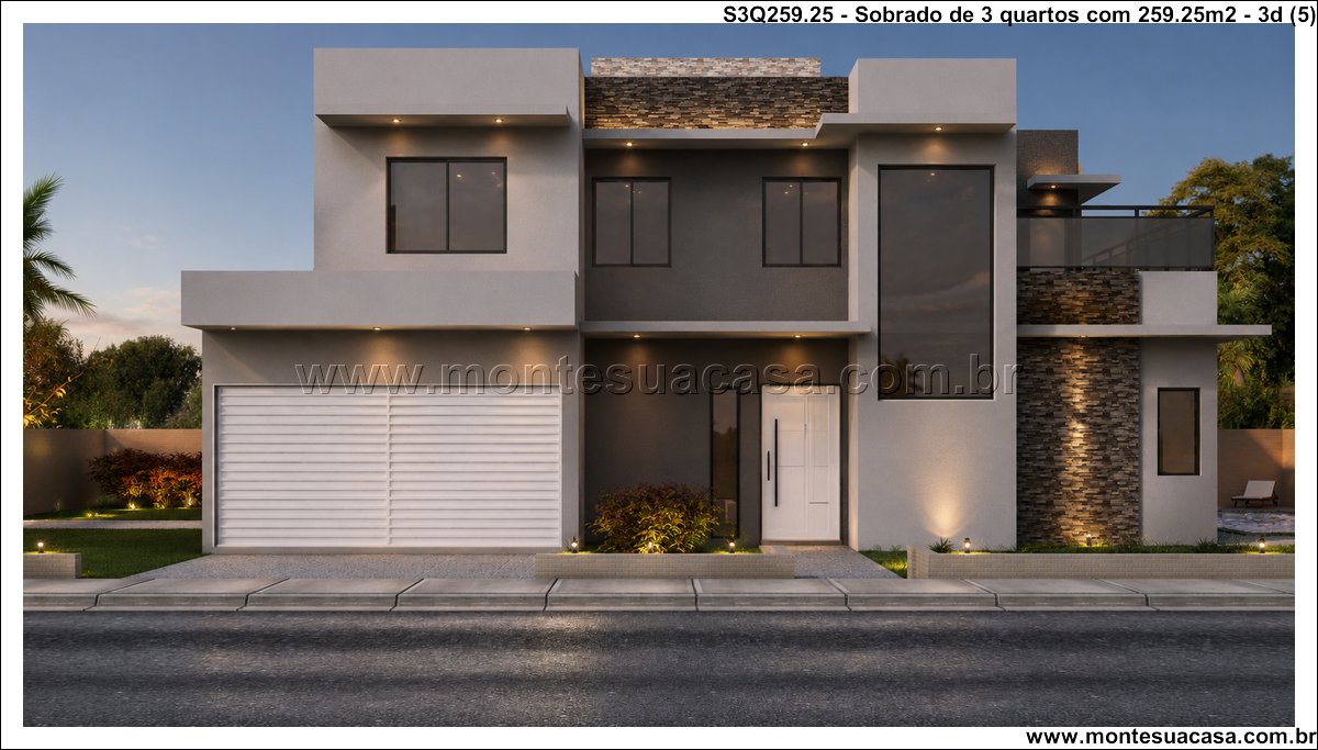 259.25m2-sobrado-de-3-quartos-com-espaco-gourmet - Imagem 6