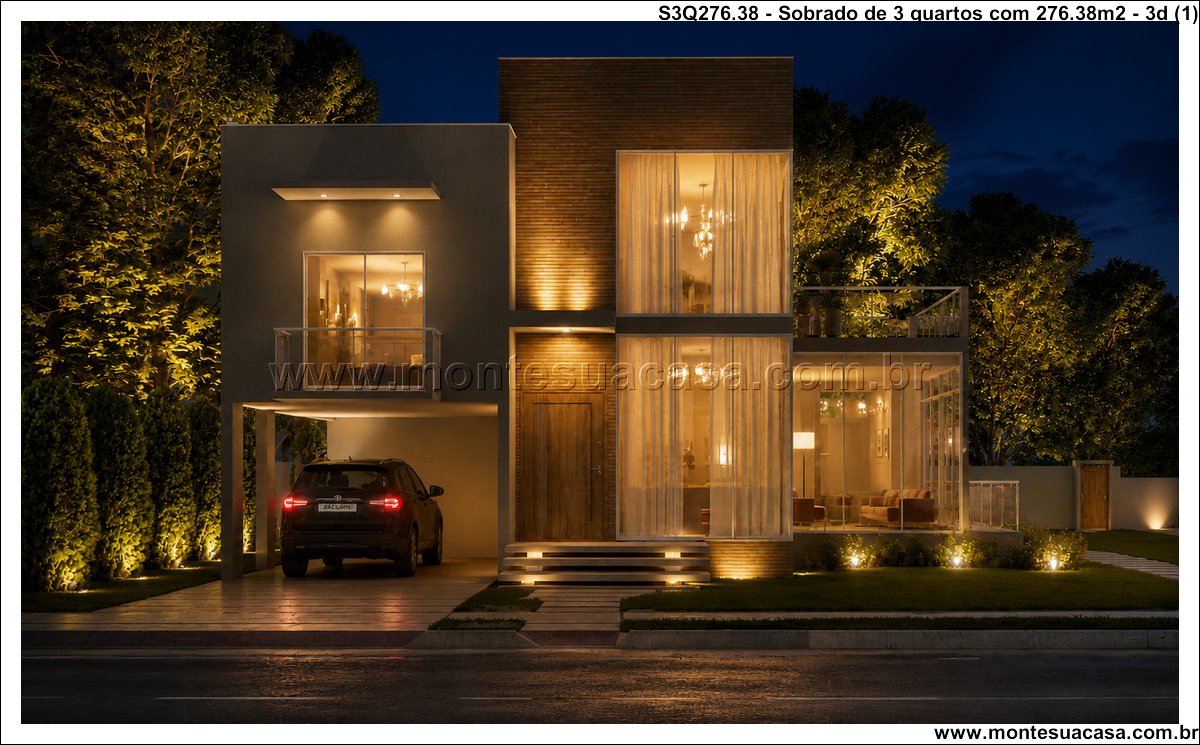 276.38m2-sobrado-tres-quartos-com-suite-master-e-varanda-gourmet - Imagem 2