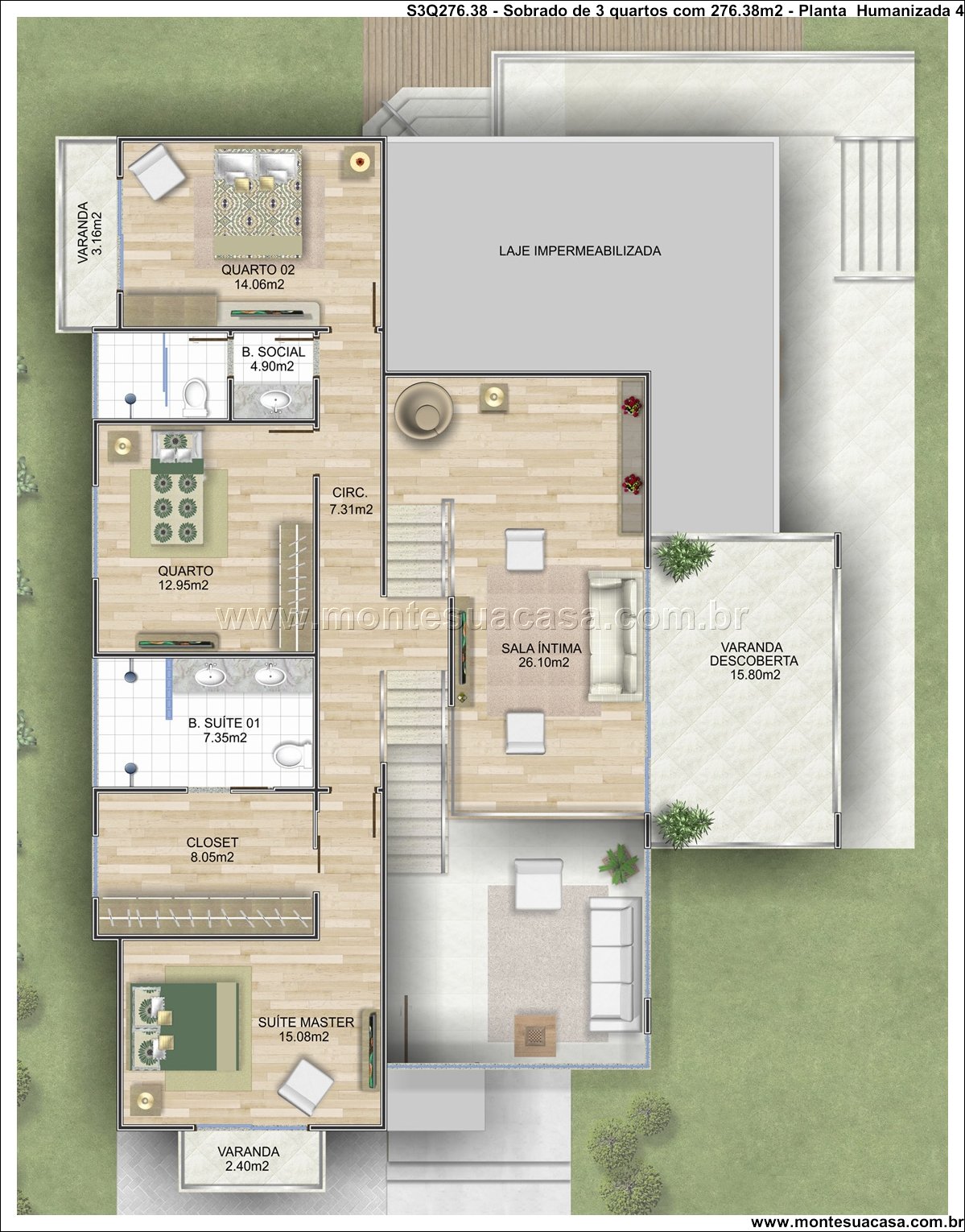 276.38m2-sobrado-tres-quartos-com-suite-master-e-varanda-gourmet - Imagem 11