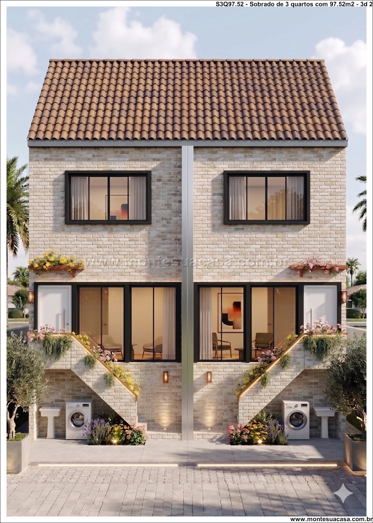 97.52m2-sobrado-moderno-3-quartos-com-suite-e-duas-vagas - Imagem 3
