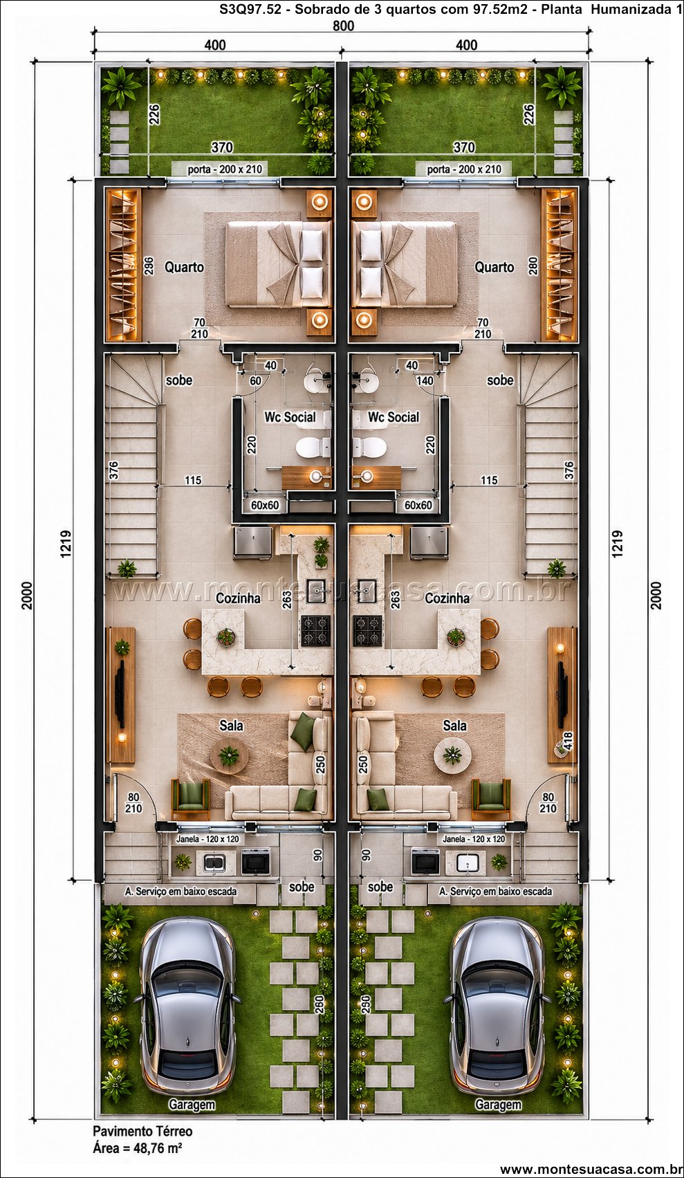 97.52m2-sobrado-moderno-3-quartos-com-suite-e-duas-vagas - Imagem 6