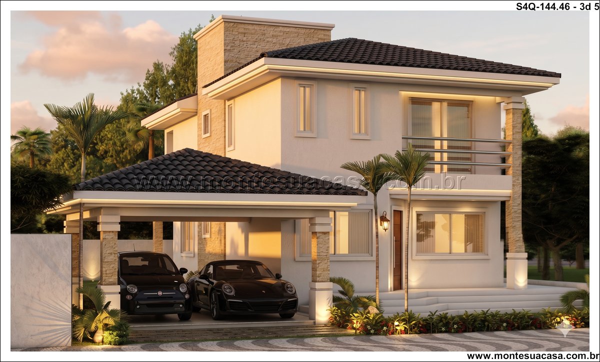 144.46m2-sobrado-4-quartos-com-fachada-contemporanea-e-espacos-integrados - Imagem 6