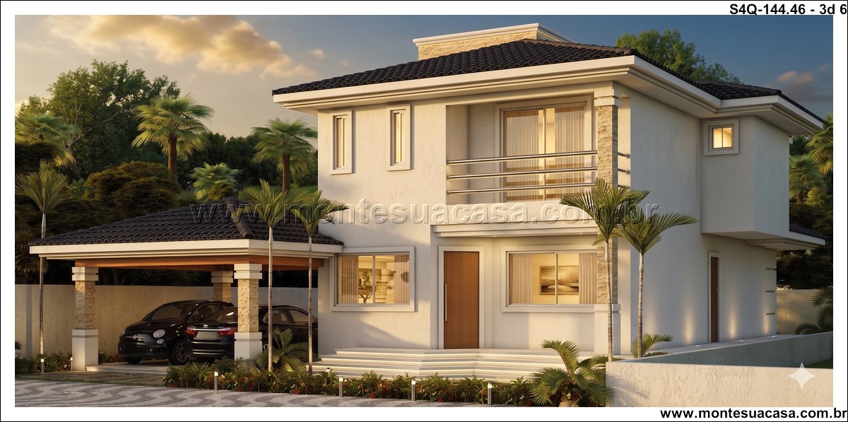 144.46m2-sobrado-4-quartos-com-fachada-contemporanea-e-espacos-integrados - Imagem 7