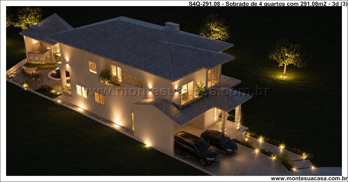 291.08m2-residencia-sobrado-com-piscina-e-espaco-gourmet-completo - Imagem 4