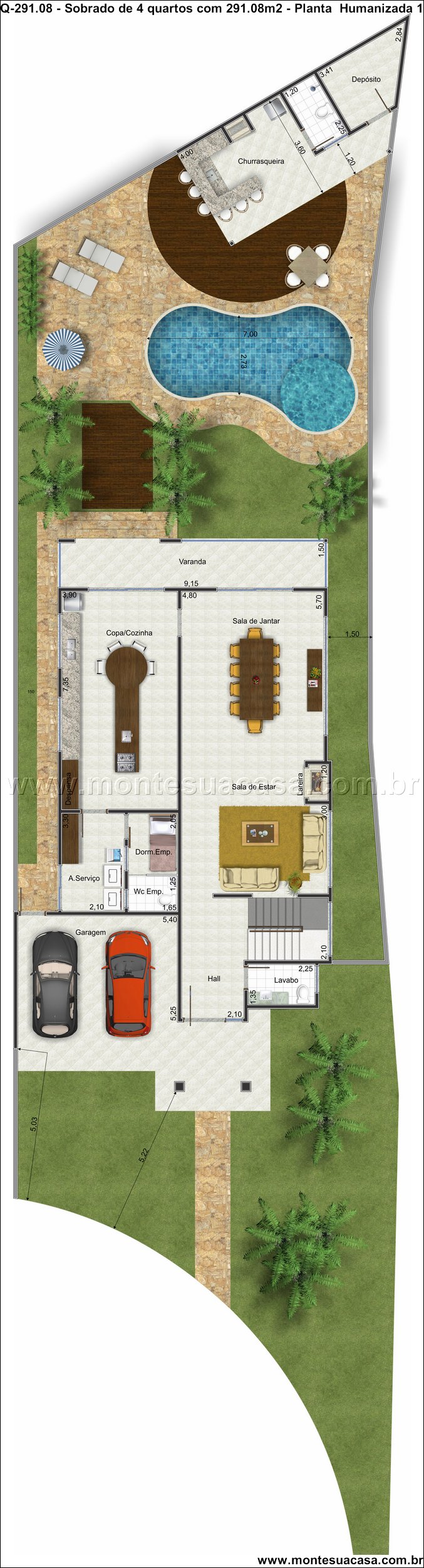 291.08m2-residencia-sobrado-com-piscina-e-espaco-gourmet-completo - Imagem 18