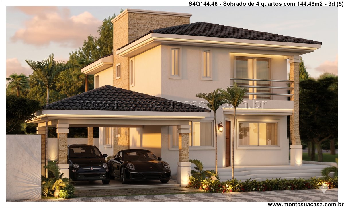 144.46m2-sobrado-4-quartos-com-fachada-contemporanea-e-espacos-integrados - Imagem 6