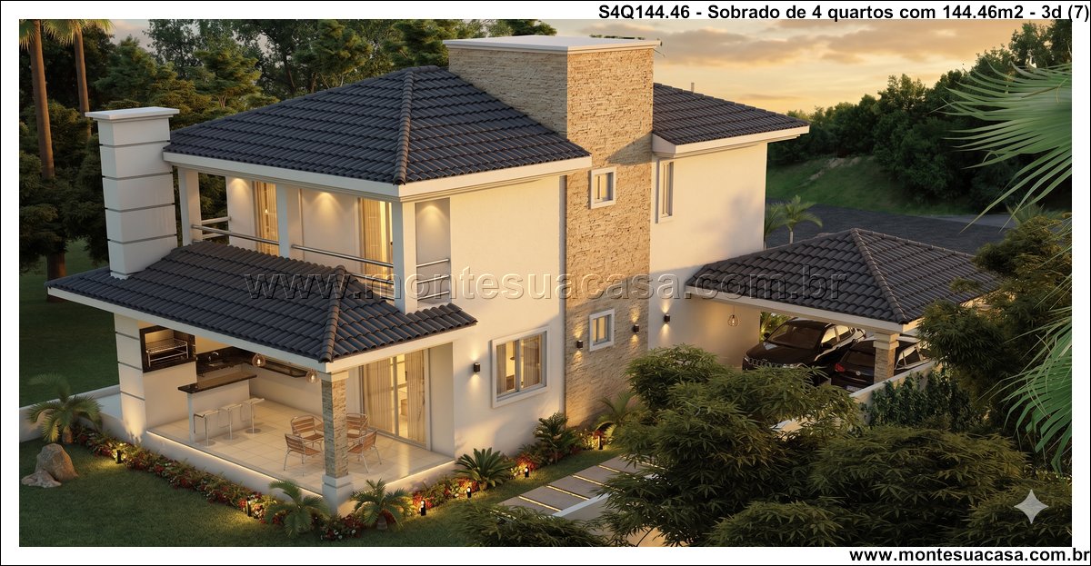 144.46m2-sobrado-4-quartos-com-fachada-contemporanea-e-espacos-integrados - Imagem 8
