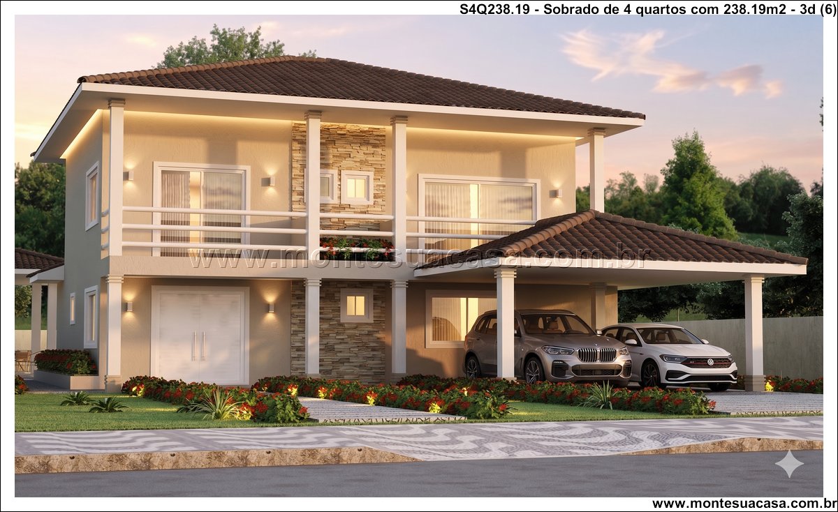 238.19m2-sobrado-moderno-com-4-quartos-piscina-churrasqueira-e-garagem-coberta-para-2-carros - Imagem 7