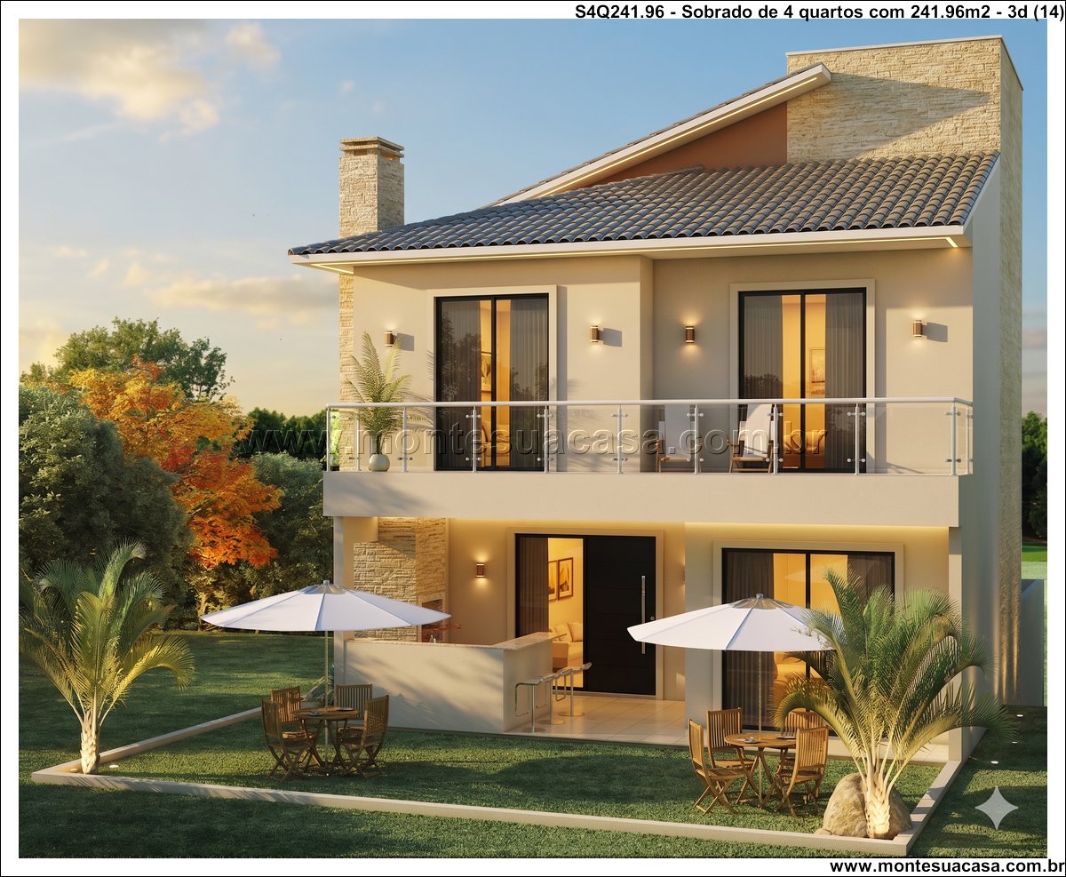 241.96m2-sobrado-para-terreno-em-aclive-com-4-quartos - Imagem 15