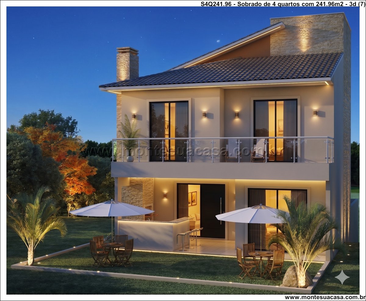 241.96m2-sobrado-para-terreno-em-aclive-com-4-quartos - Imagem 8