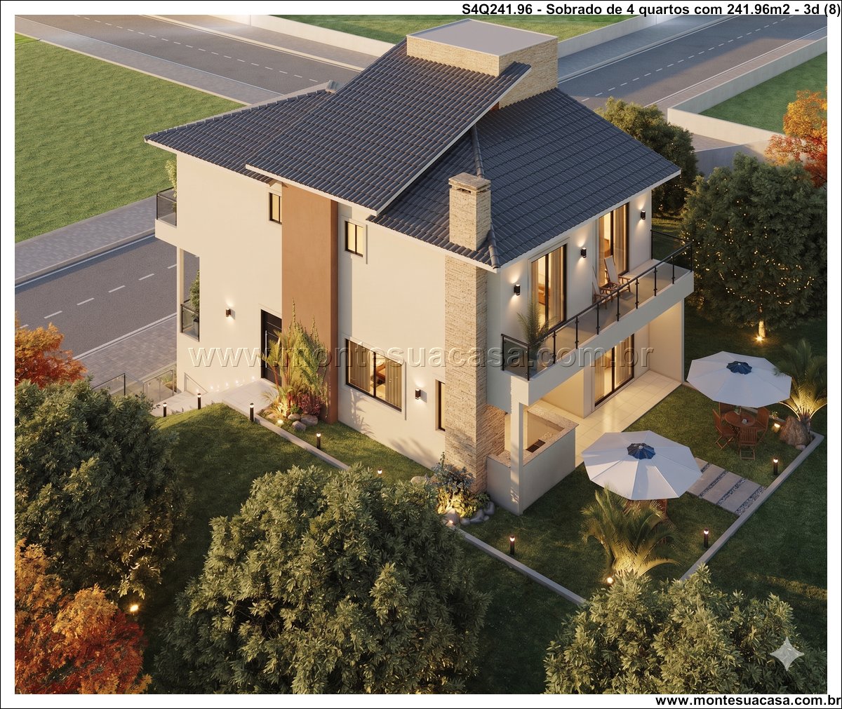 241.96m2-sobrado-para-terreno-em-aclive-com-4-quartos - Imagem 9