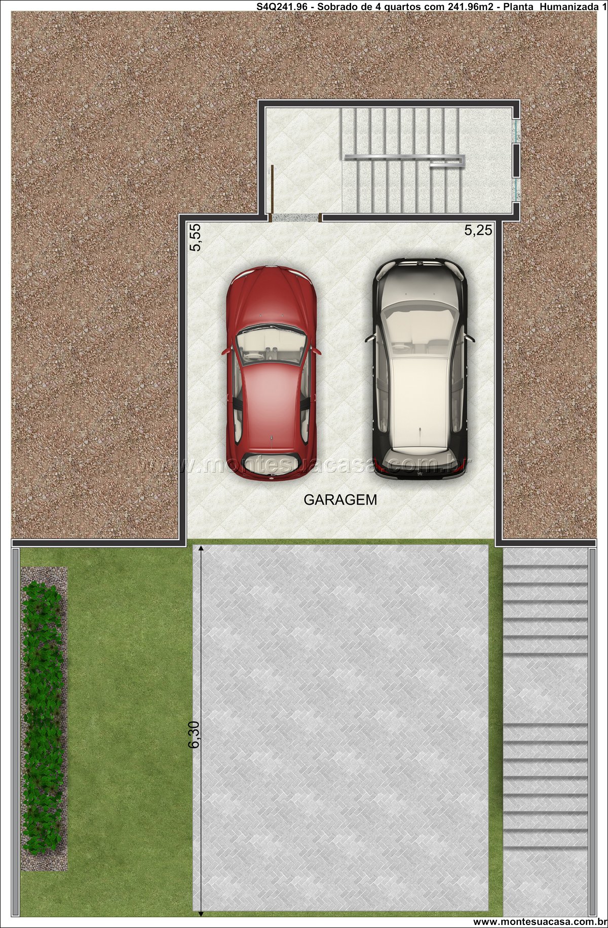 241.96m2-sobrado-para-terreno-em-aclive-com-4-quartos - Imagem 16