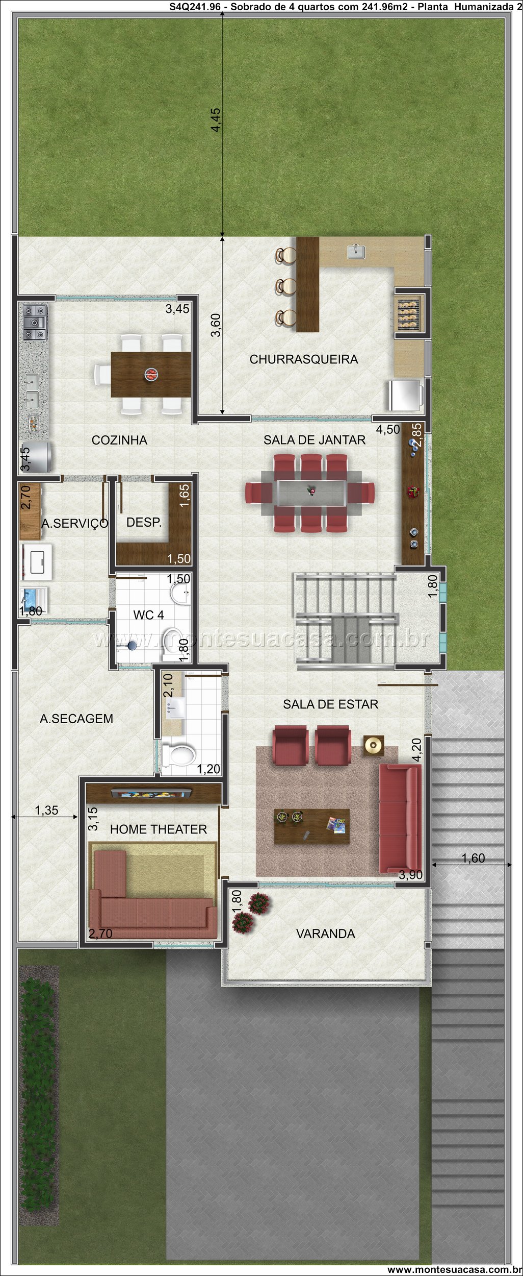 241.96m2-sobrado-para-terreno-em-aclive-com-4-quartos - Imagem 17