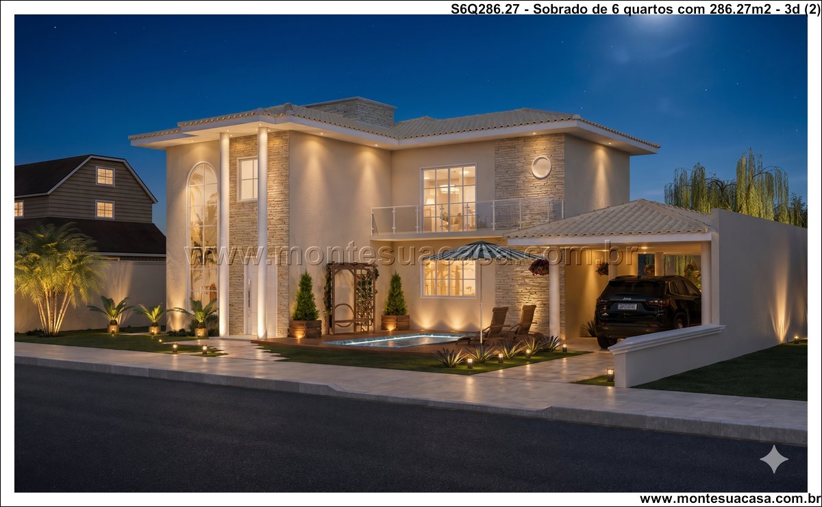 286.27m2-sobrado-de-6-quartos-com-6-suites-e-area-de-lazer - Imagem 3