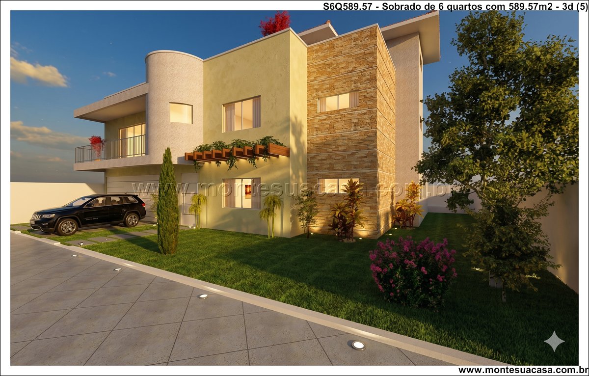 589.57m2-sobrado-6-quartos-com-areas-integradas - Imagem 6