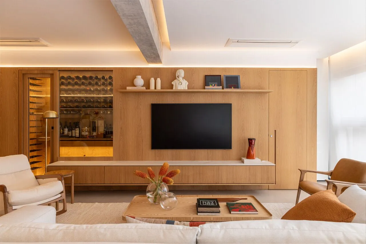 Apartamento elegante com soluções modernas, inteligentes e tecnológicas | Open House com Casa33 e Samsung