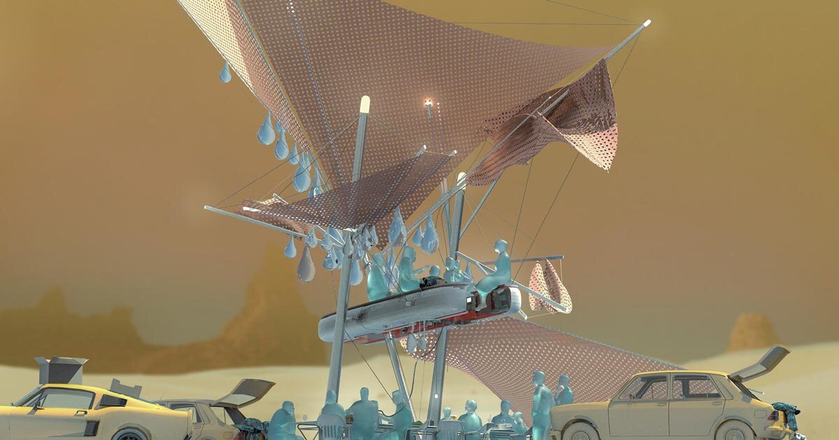 O automóvel do nômade imagina o futuro da mobilidade com unidade híbrida habitat-veículo