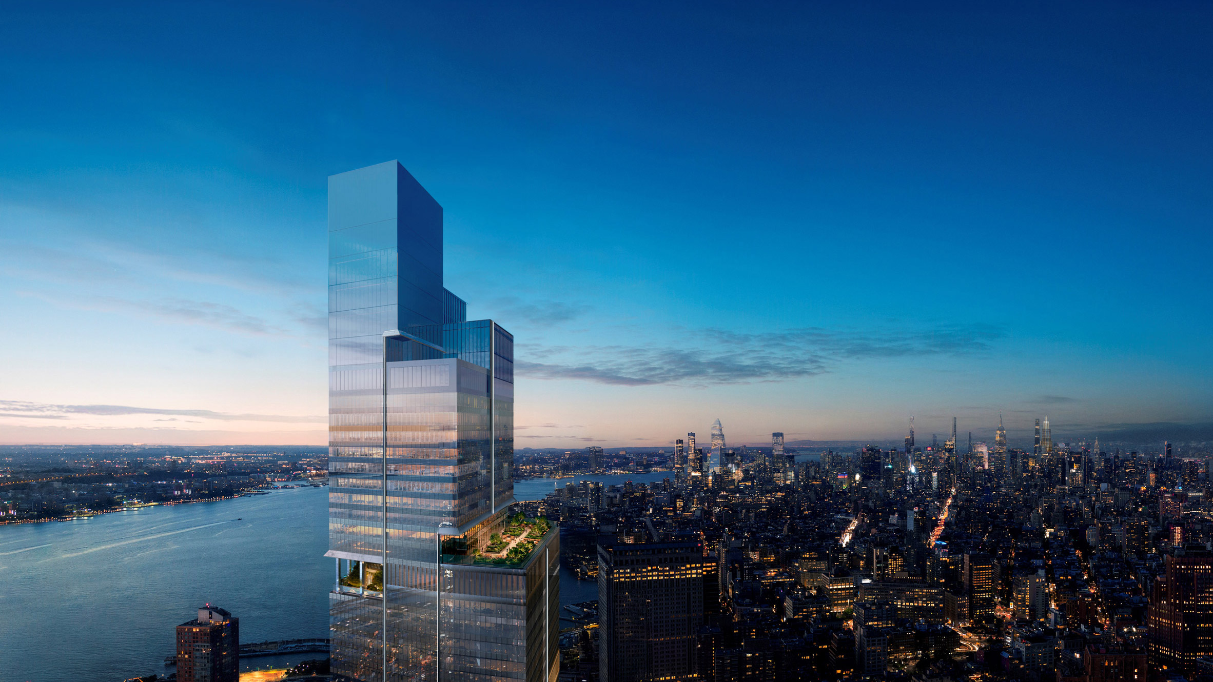 Foster + Partners atualiza imagens do arranha-céu Two World Trade