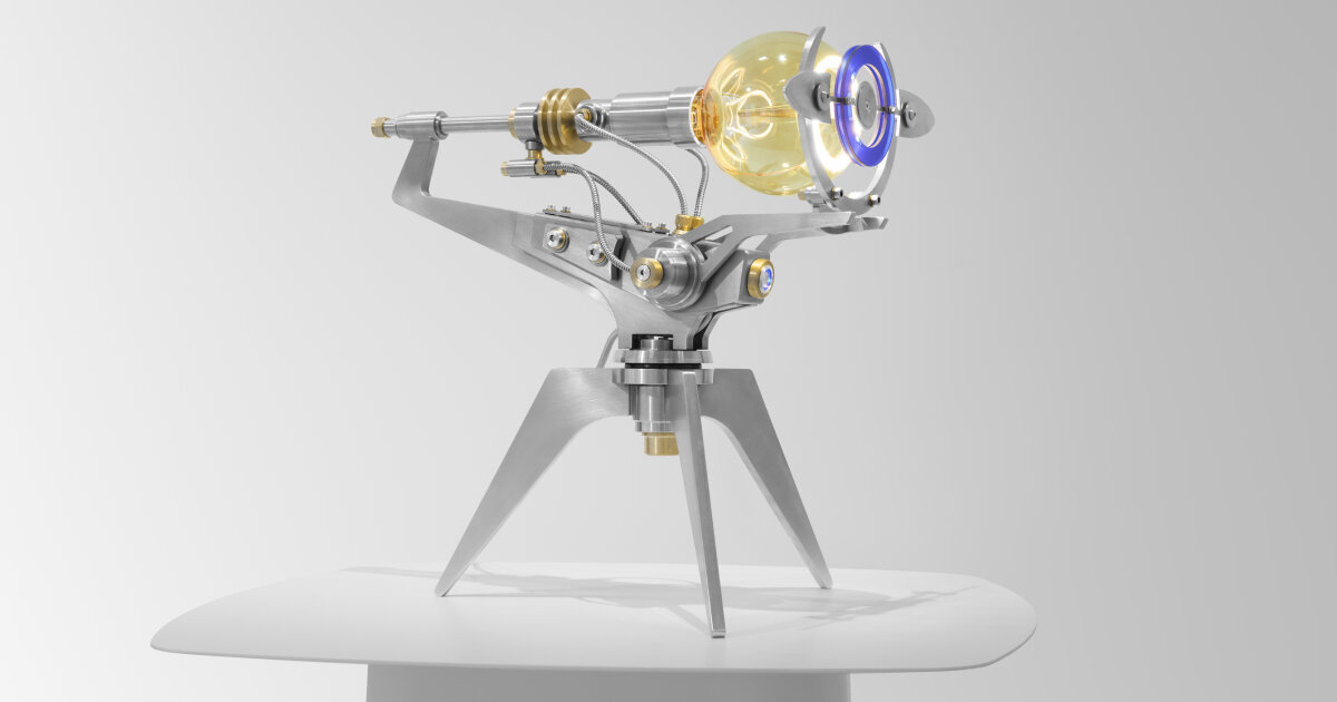 Frank Buchwald coloca sol regulável em luz de máquina com MB&F