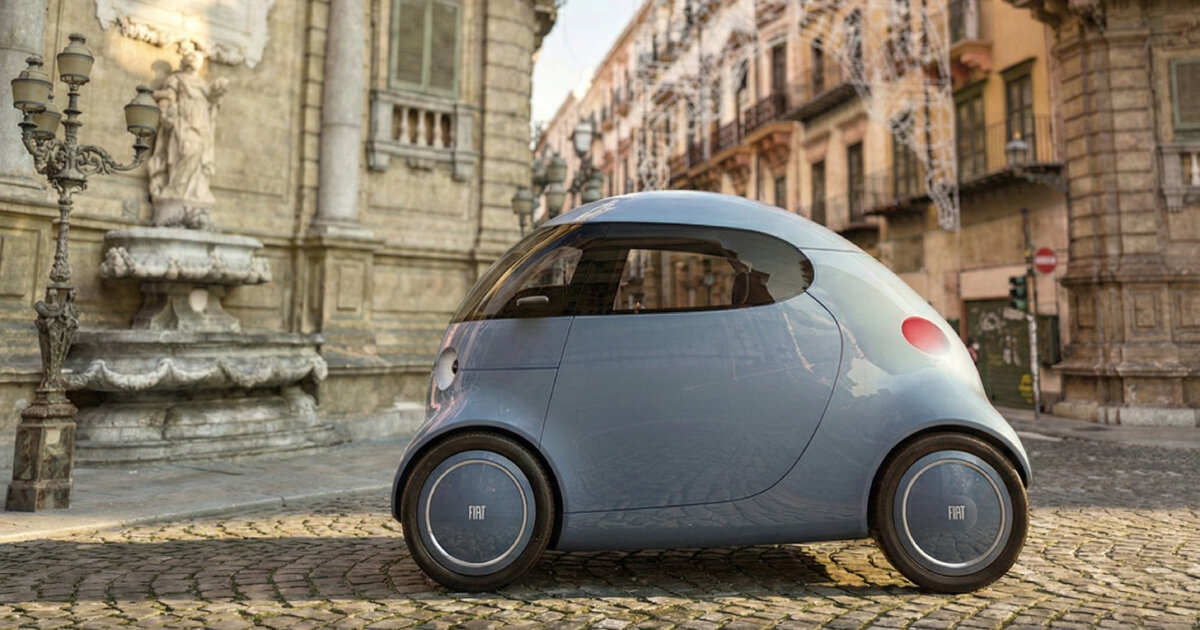 Fiat topolino extra pequeno pode ser convertido em mini carro elétrico sem teto