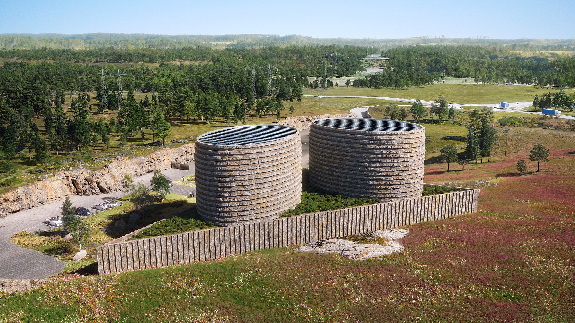 Carl Fredrik Svenstedt Architects projeta data center de pedra