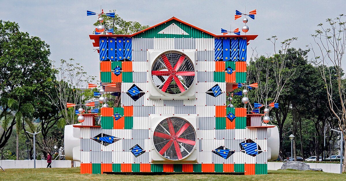 componentes industriais montam casa do relógio desenhando estúdio de arquitetura na china