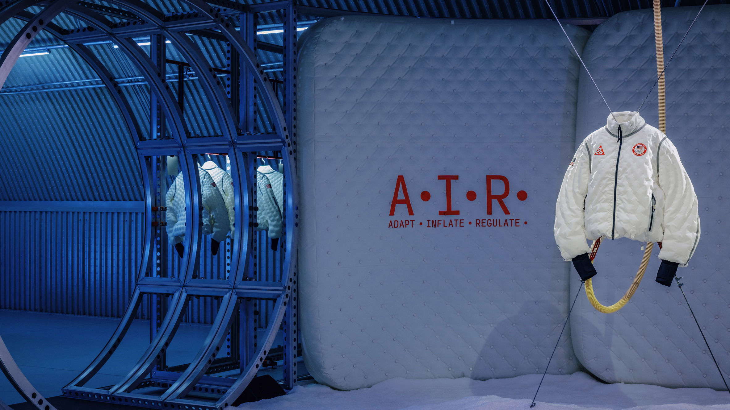 Nike revela jaqueta Air Milano inflada nos Jogos Olímpicos de Inverno de 2026