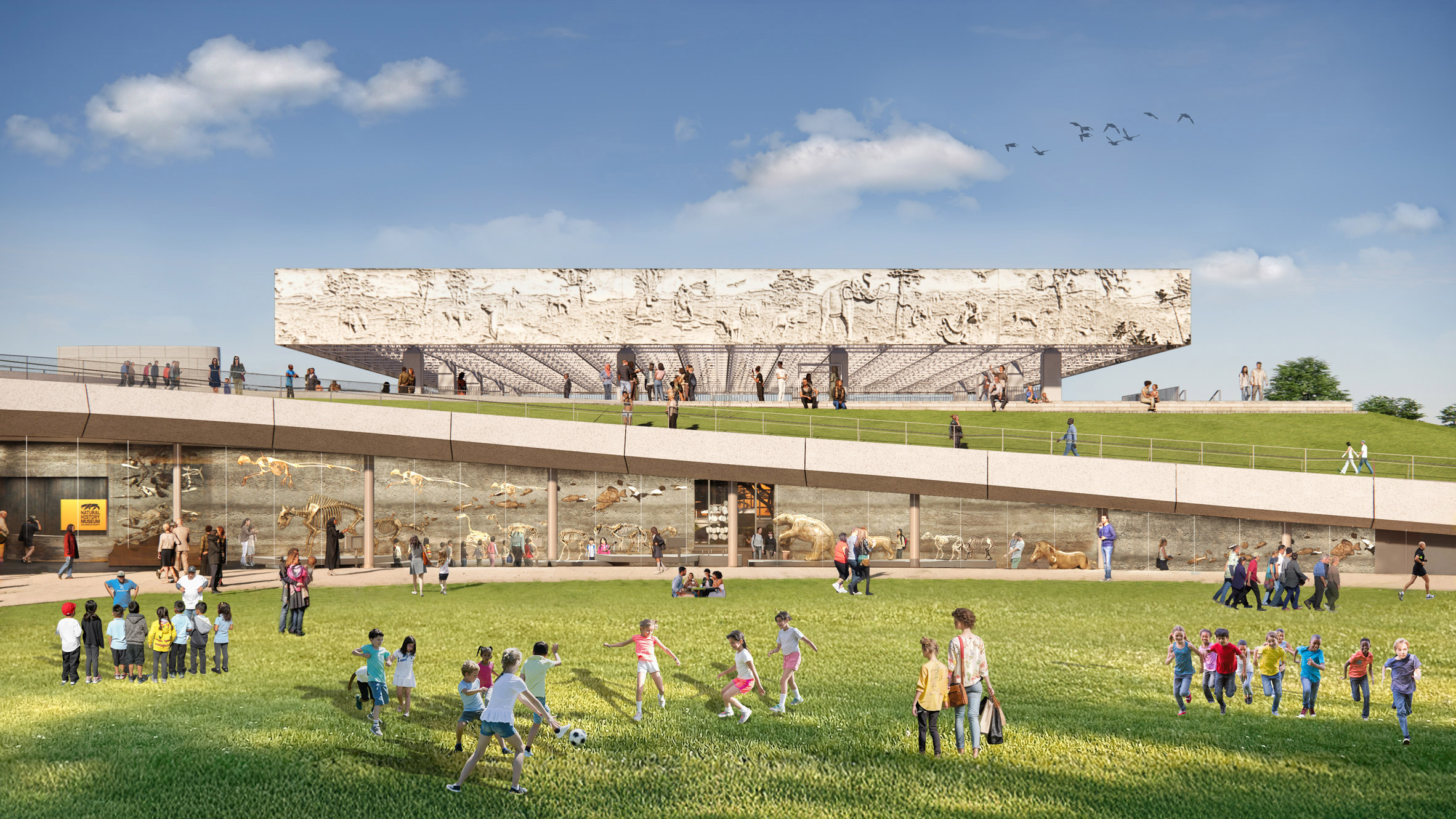 Weiss/Manfredi transformarão La Brea Tar Pits em “museu dentro-fora”