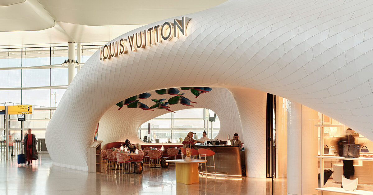Marc Fornes / THEVERYMANY aluga café e loja Louis Vuitton em Heathrow