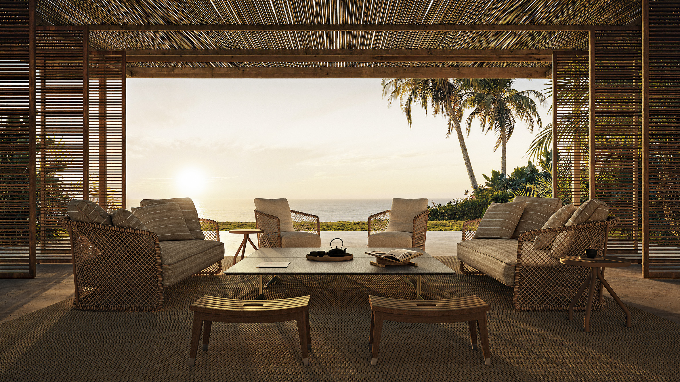 Sistema de assento Oasis de Antonio Citterio para Flexform