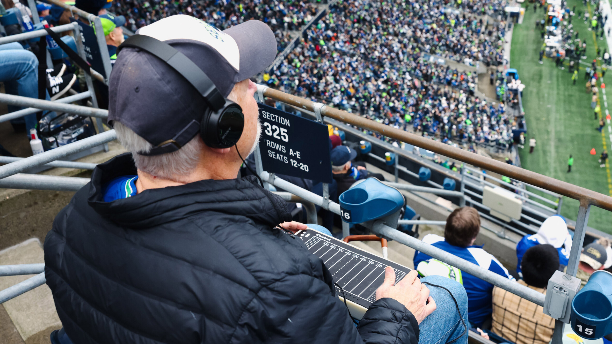 OneCourt permite que fãs cegos e com baixa visão acompanhem o Super Bowl ao vivo