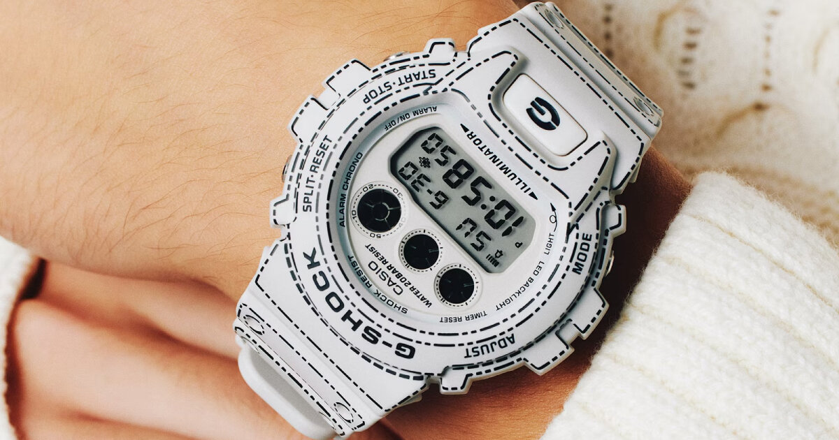 Os relógios G-SHOCK de origami da casio têm textura de papel washi
