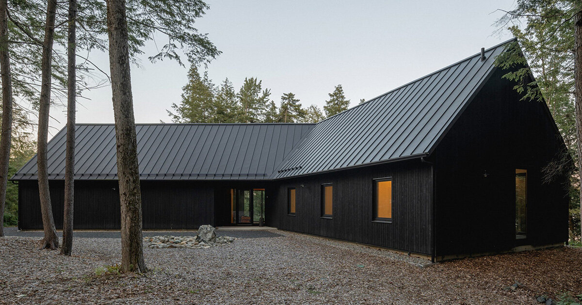 Paul Bernier Architet fragmenta residência em Quebec em três alas