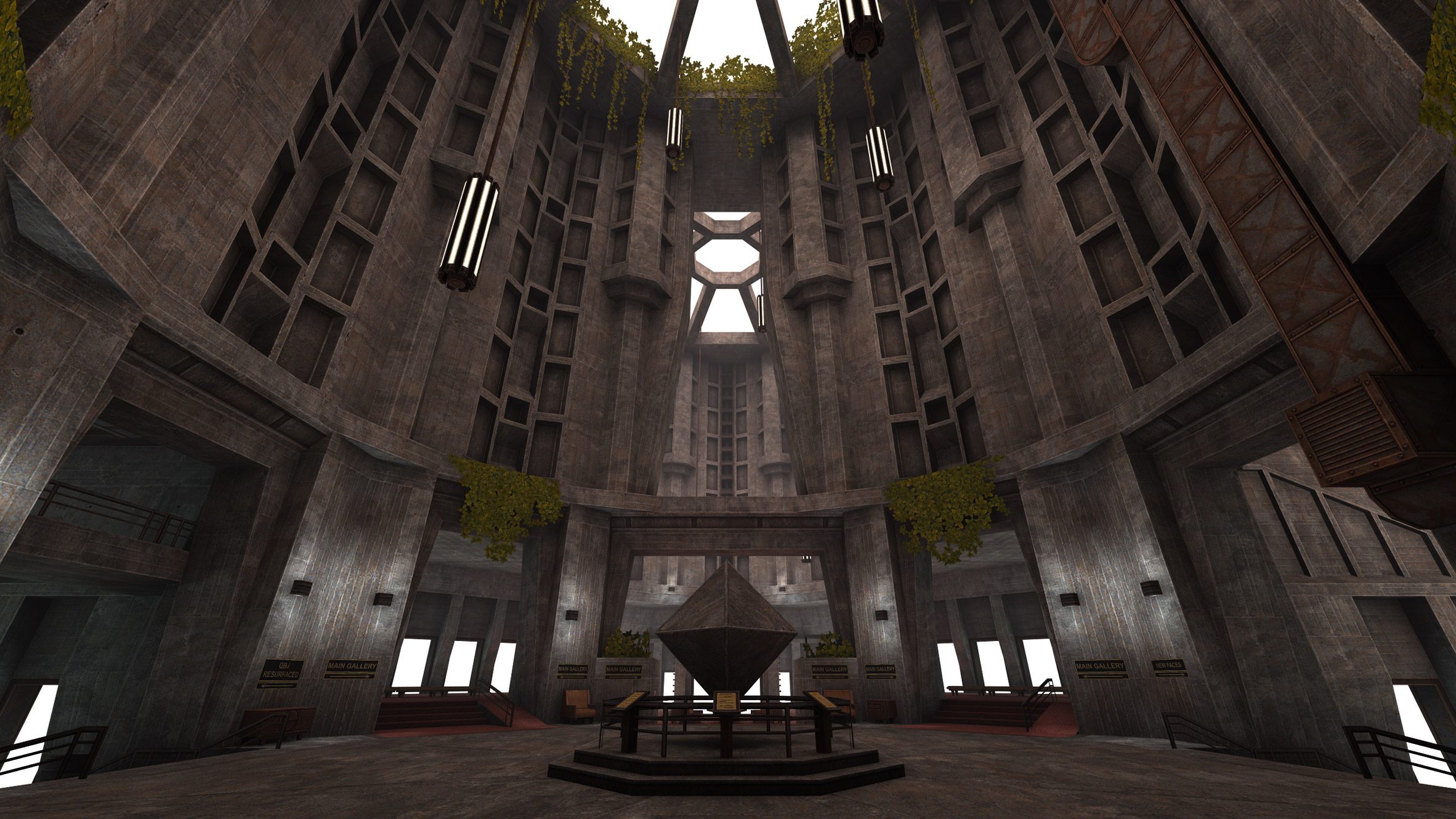 Quake Brutalist Jam permite que os jogadores projetem seus próprios mundos concretos