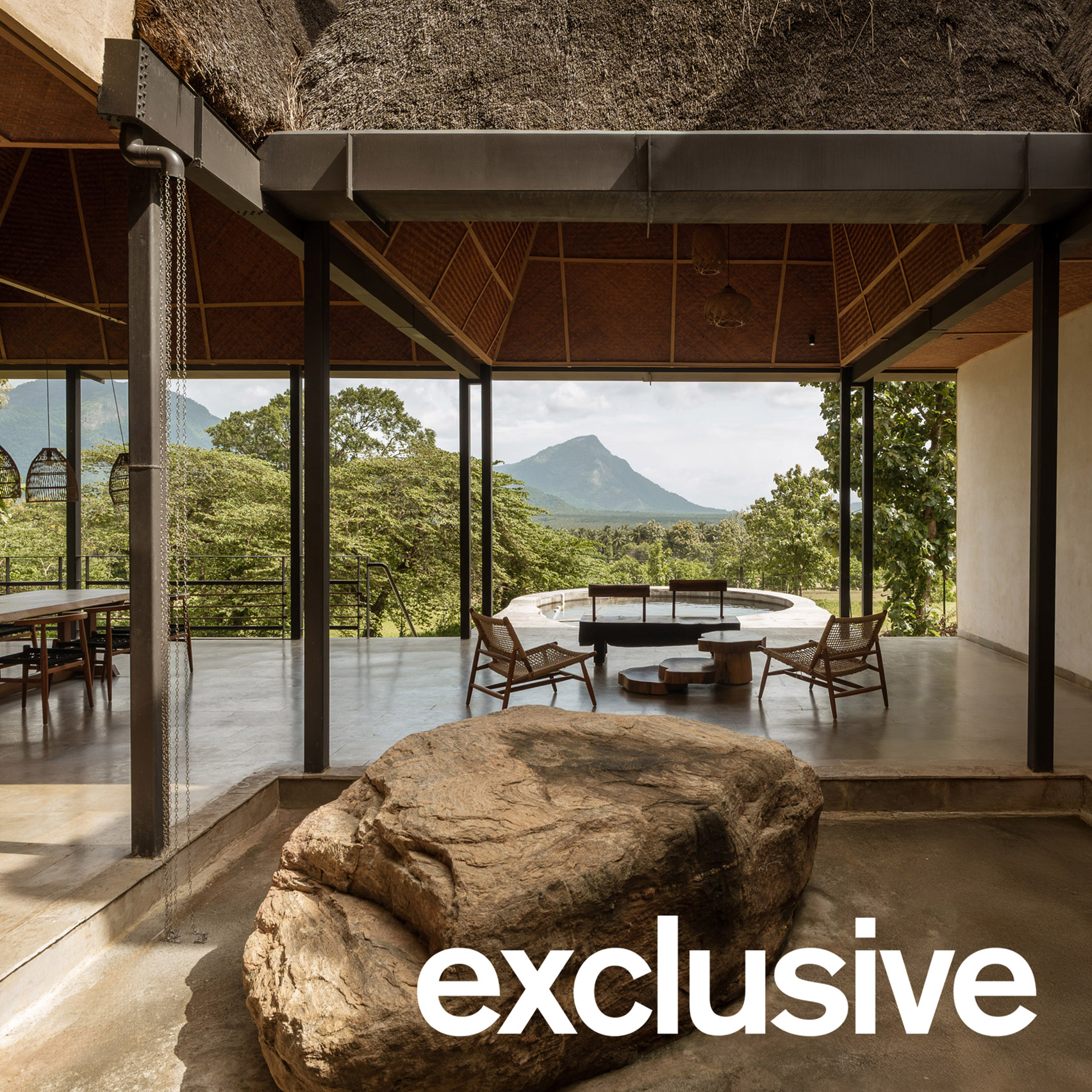 Ma+rs projeta retiro de palha Serenity como “um observador silencioso”