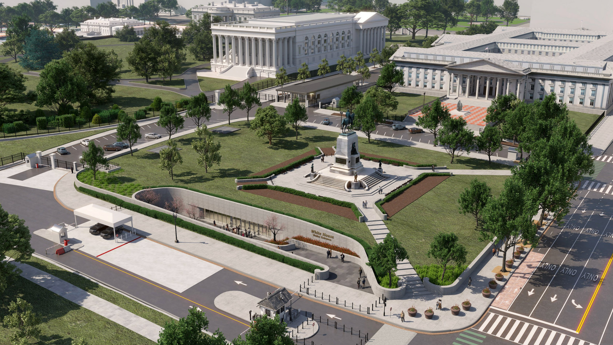 A edição Dezeen Agenda US apresenta centro de visitantes da Casa Branca