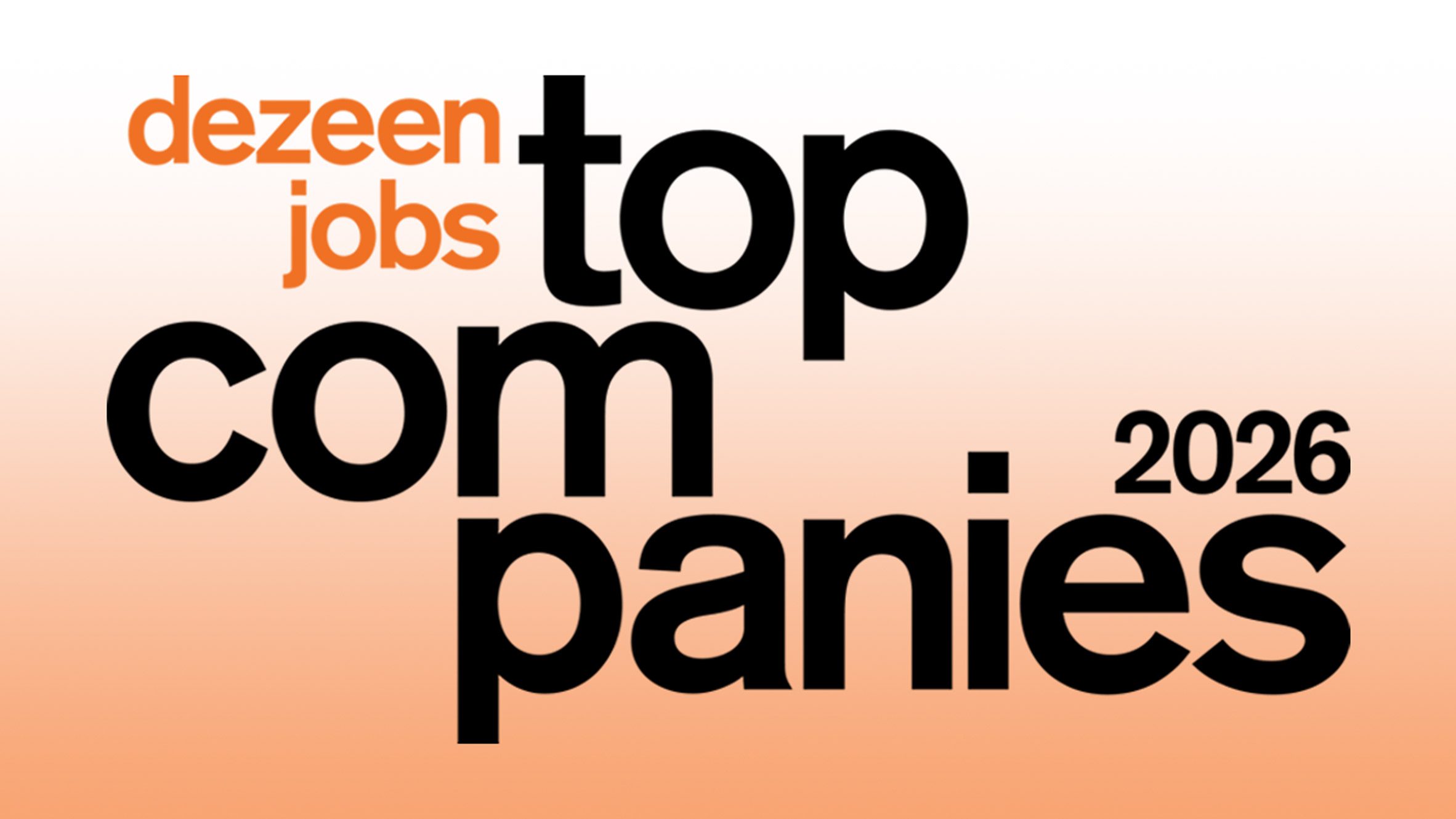 Dezeen Jobs anuncia as melhores empresas de 2026
