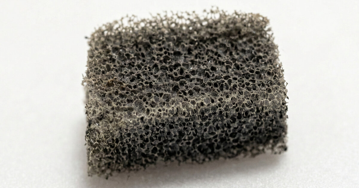 filtro de esponja inspirado no ouriço-do-mar absorve derramamentos de óleo dos oceanos