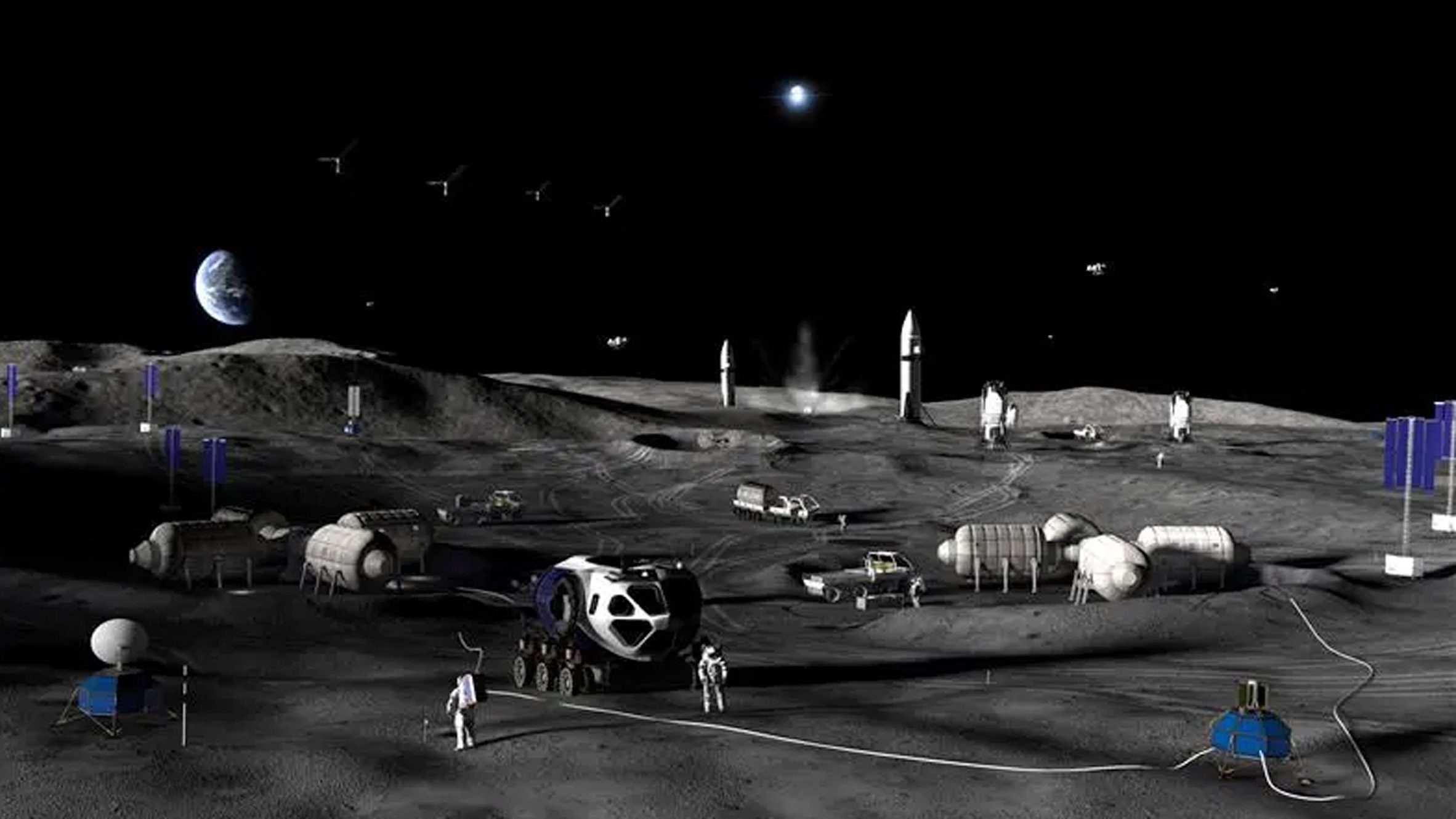NASA acelera planos para construir base lunar permanente