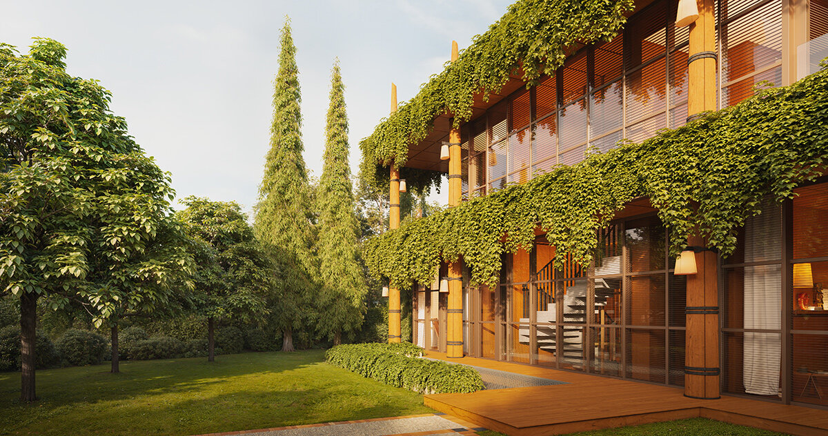 A propriedade nhà de Philippe Starck é uma vila costeira de vilas no Vietnã
