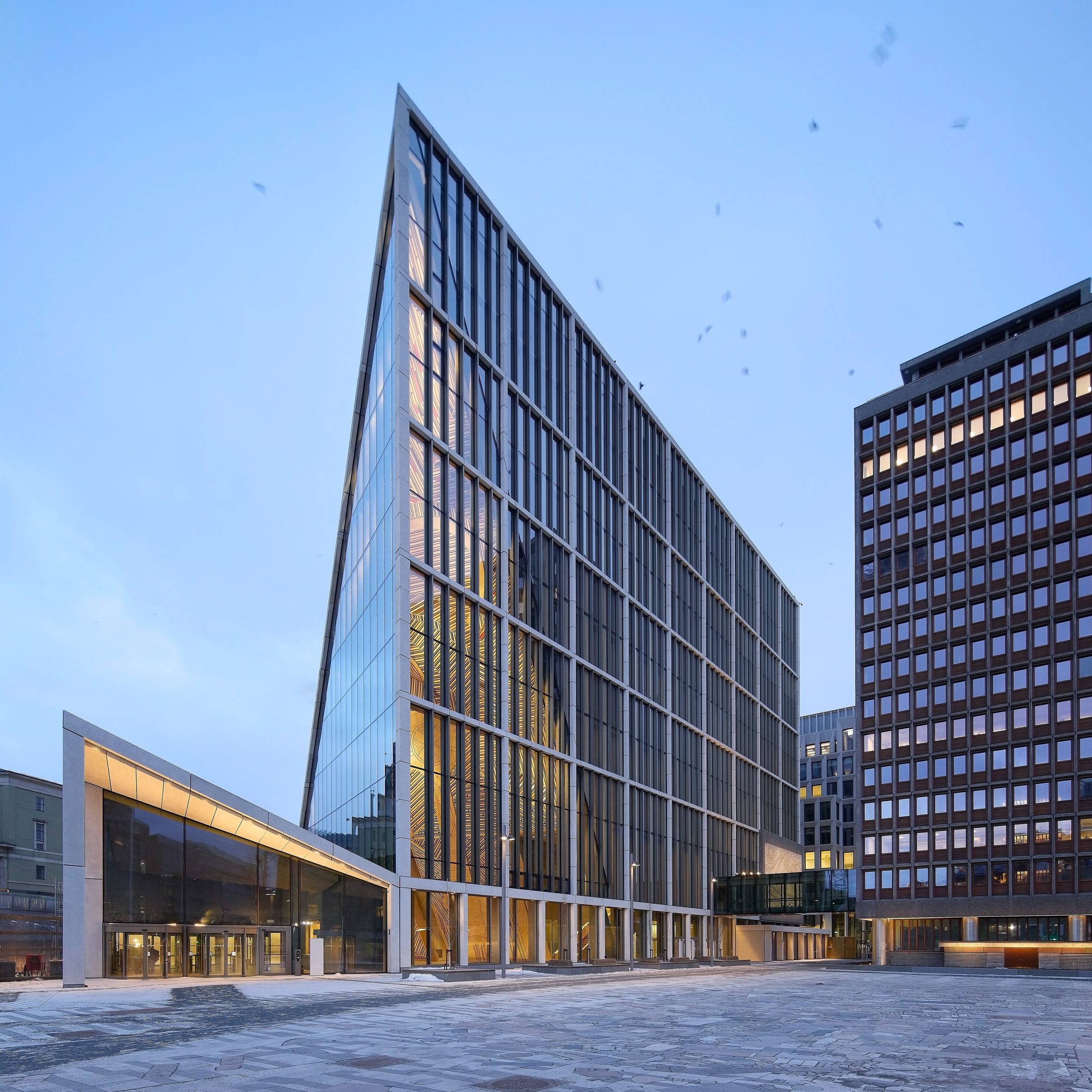 Nordic Office of Architecture cria bairro governamental em Oslo