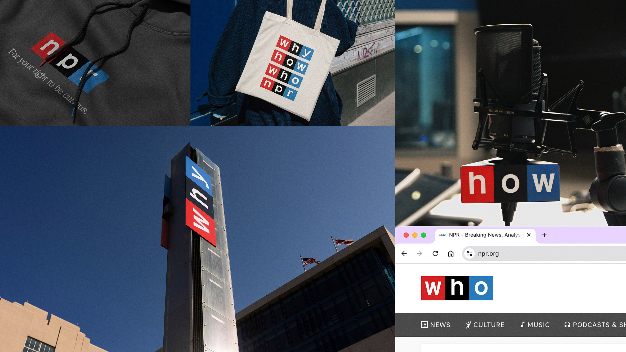 Mischief troca o logotipo da NPR com “as perguntas difíceis”