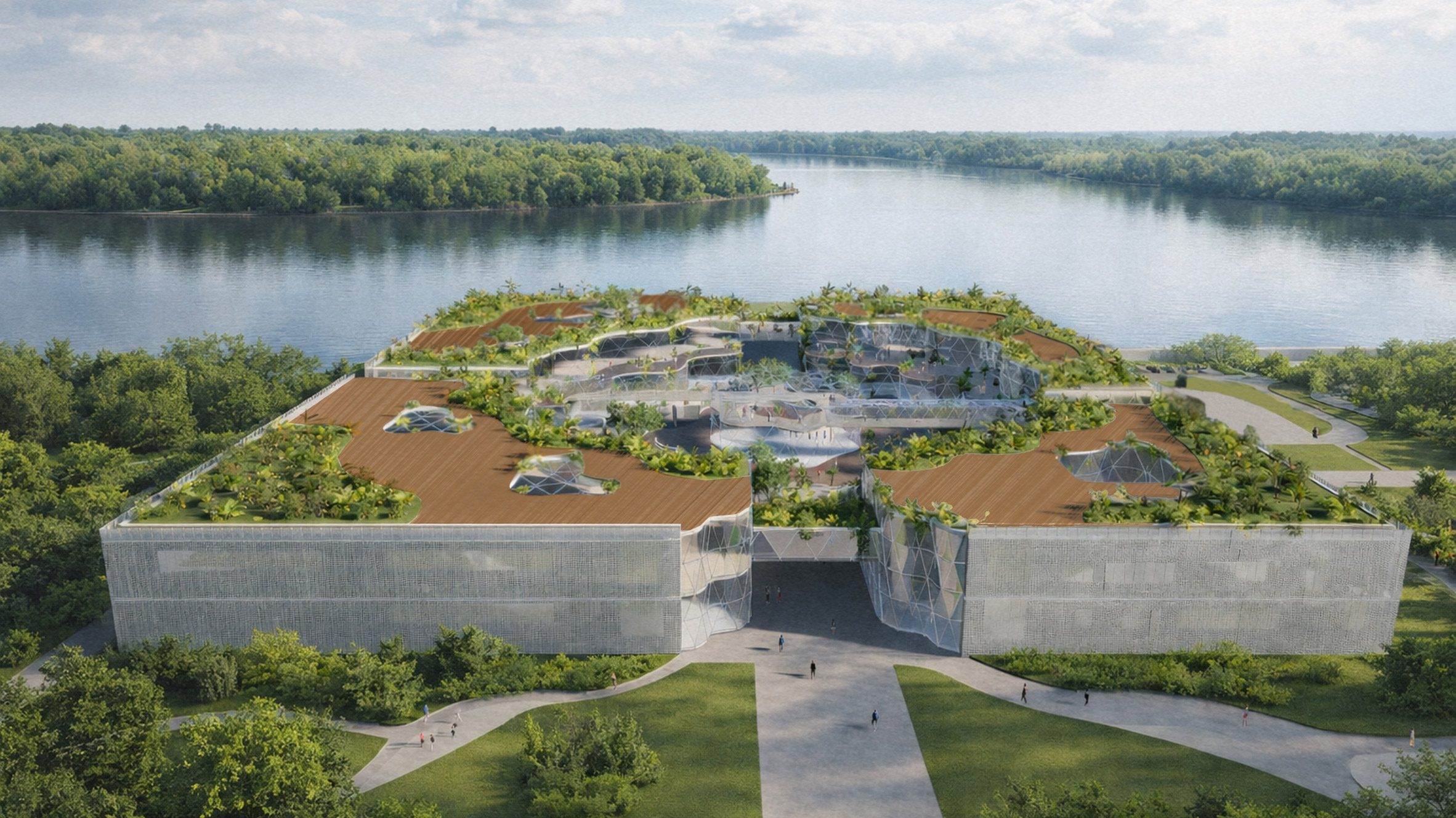 Ecological research centre with tree-inspired design among projects from Politecnico di Torino