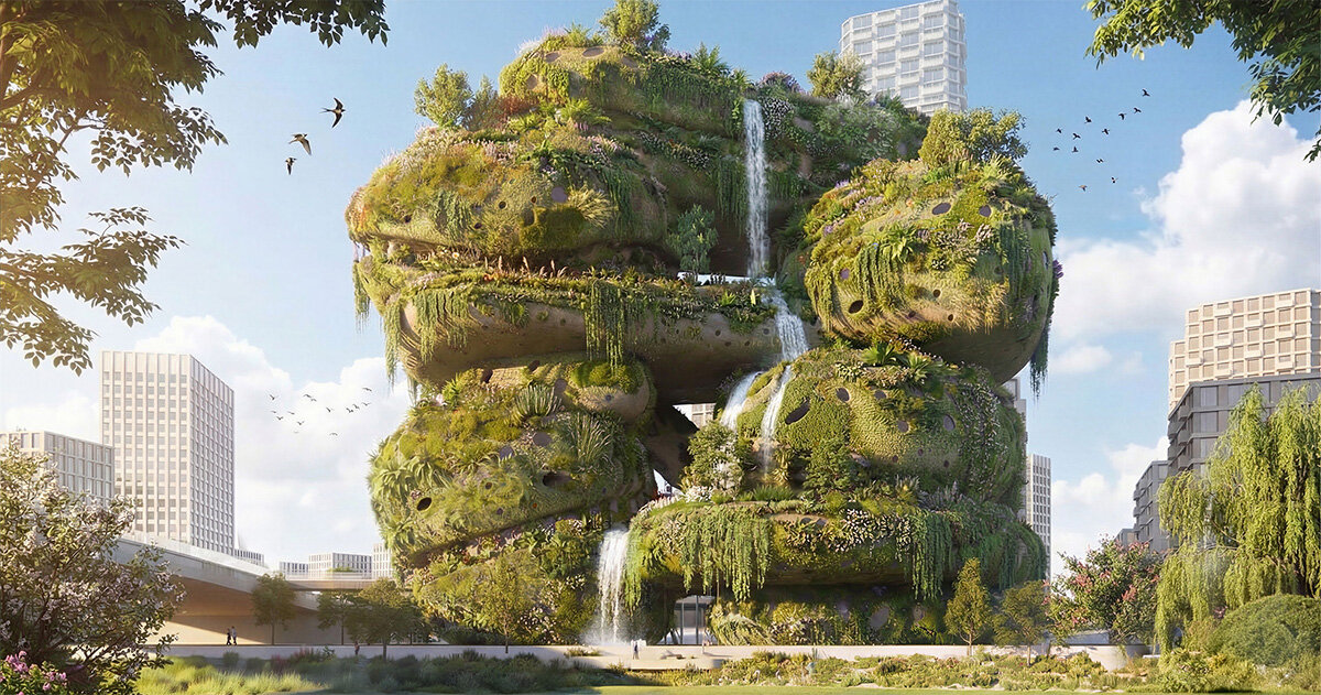 o próximo marco de Rotterdam poderia ser uma dessas propostas radicais do MVRDV ou Heatherwick