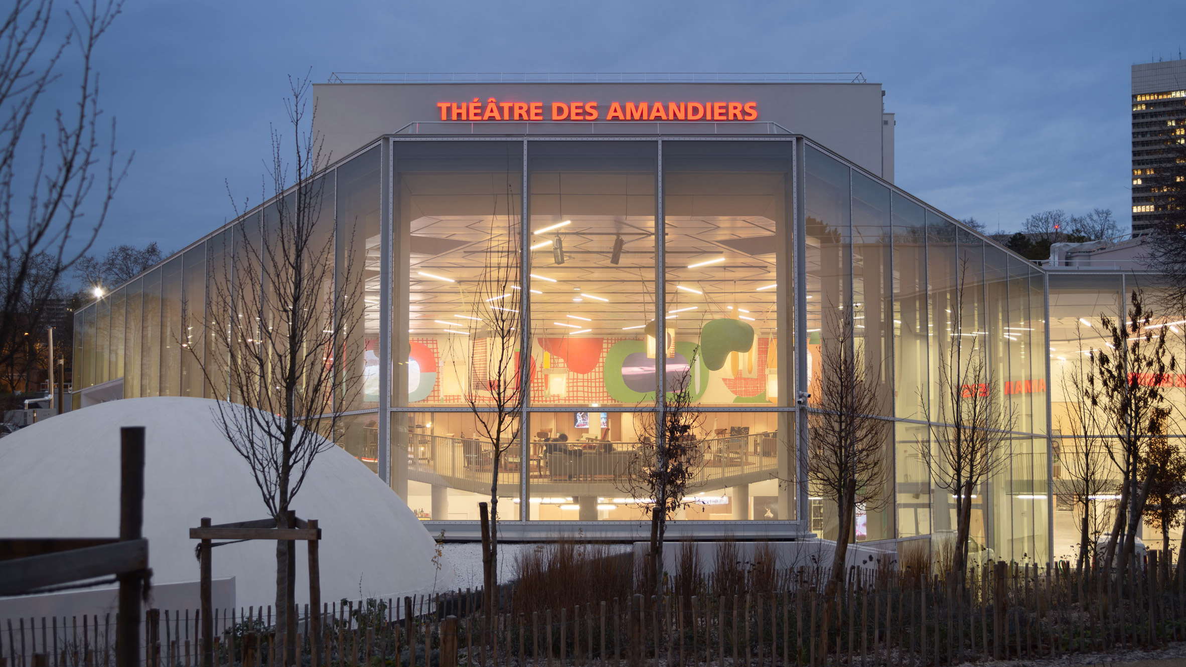 Snøhetta renova Théâtre Nanterre-Amandiers na França