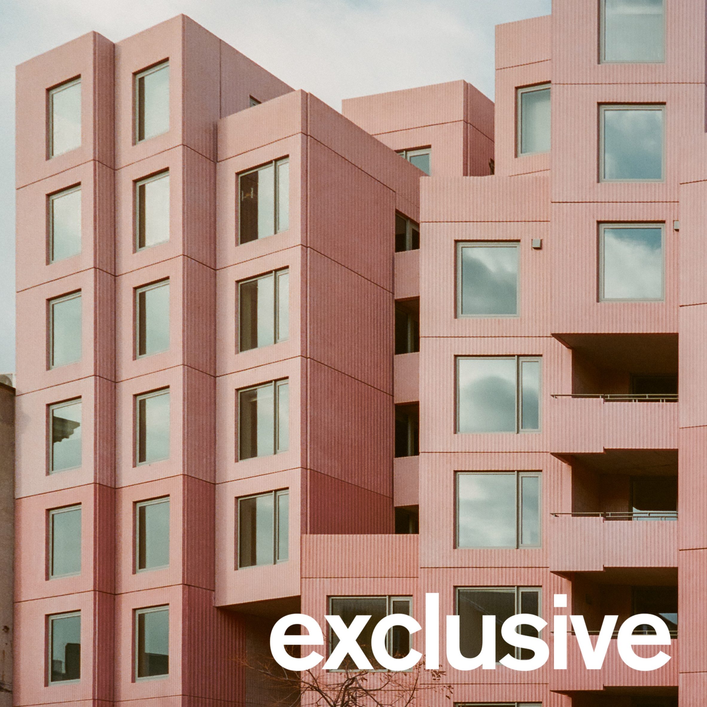SO-IL usa concreto rosa para prédio de apartamentos no Brooklyn