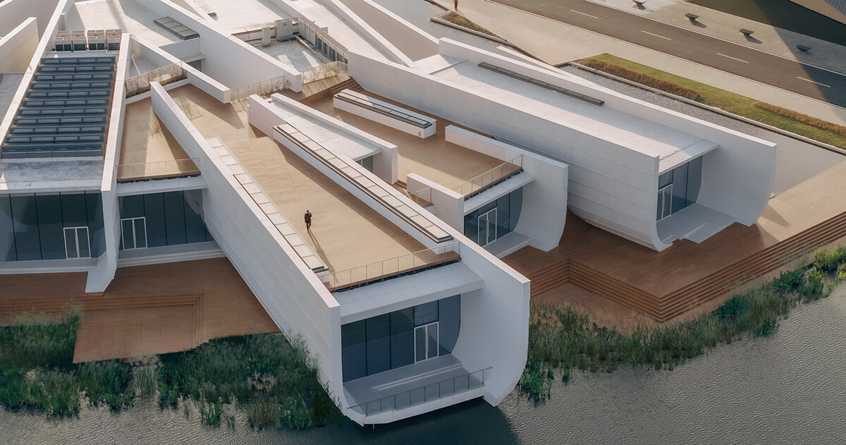 Centro de arte projetado pela TAO tem planta baixa em leque para vistas dos pântanos