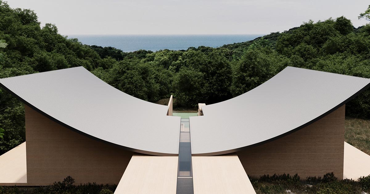 villa sensorium reimagina as florestas montanhosas do Japão como arquitetura viva
