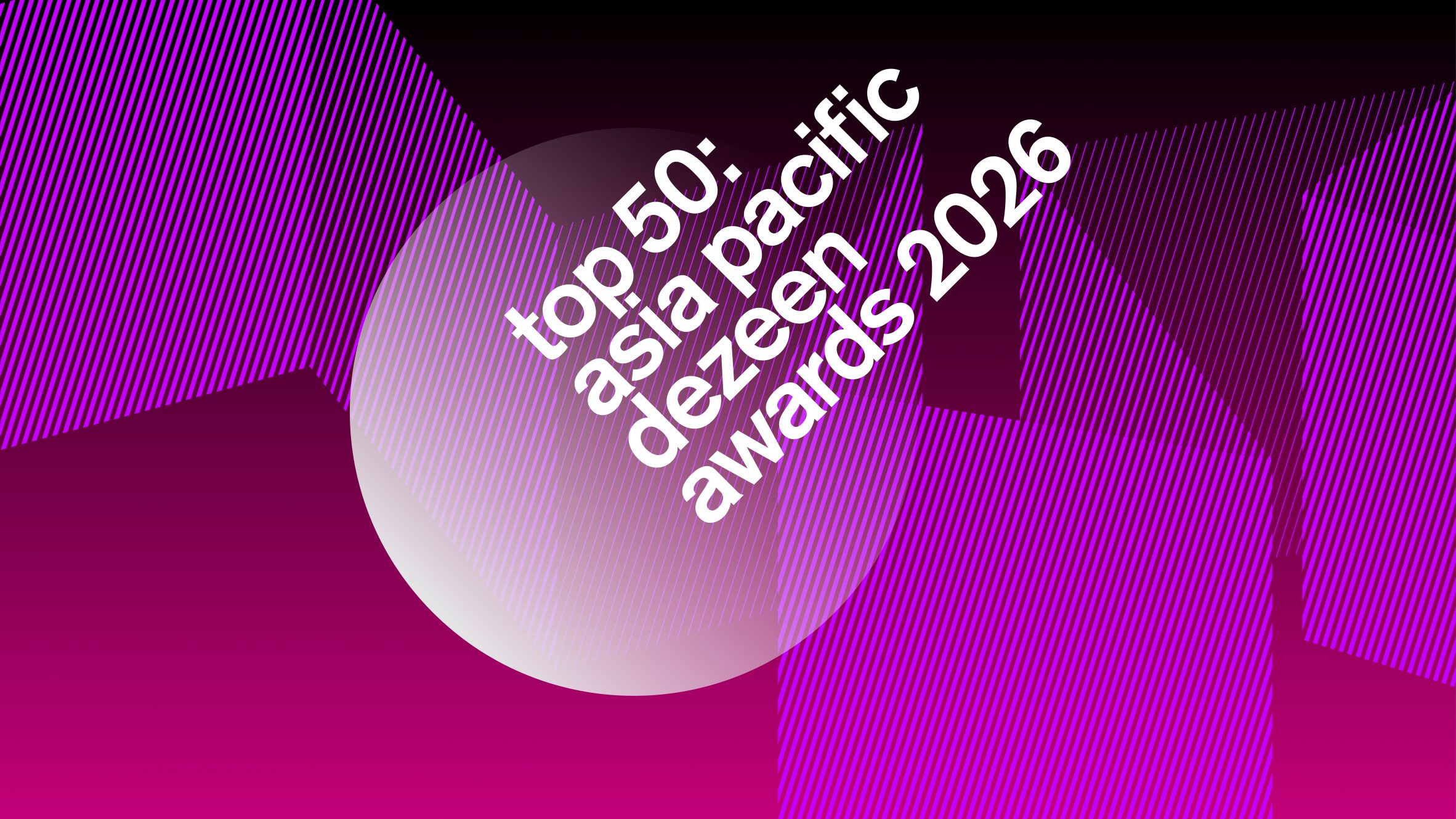 Dezeen Awards 2026 celebra vitrines regionais da Ásia-Pacífico