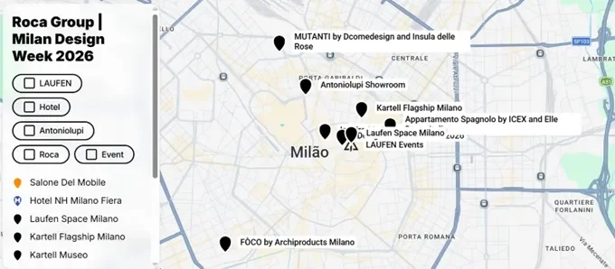 Roca Brilha na Milan Design Week com Instalações Inovadoras no Fuorisalone